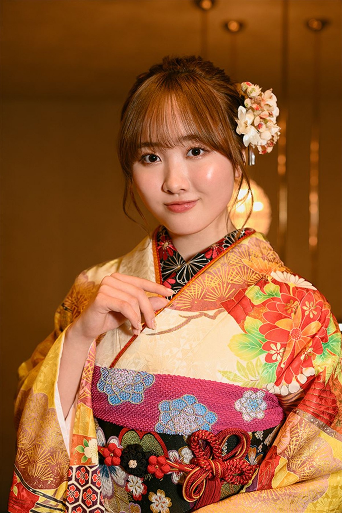 本田望結、20代は「キュンキュンしたい（笑）」　成人の日に艶やかな振袖姿を披露