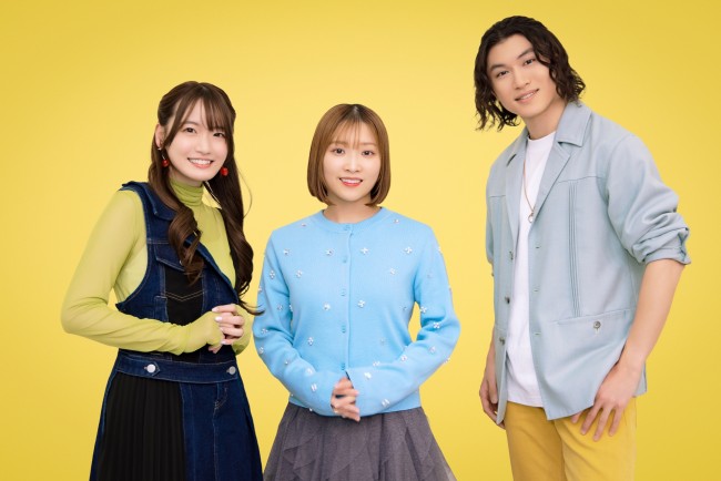 テレビアニメ『ハニーレモンソーダ』インタビューより(左から)根本京里、市ノ瀬加那、矢野奨吾