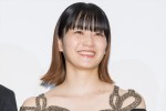 深川麻衣、映画『嗤う蟲』完成披露上映会に登場
