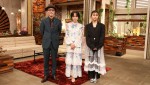『The Covers 斉藤由貴 40周年SP〜松田聖子・薬師丸ひろ子を歌う〜』に出演する（左から）リリー・フランキー、斉藤由貴、上白石萌歌