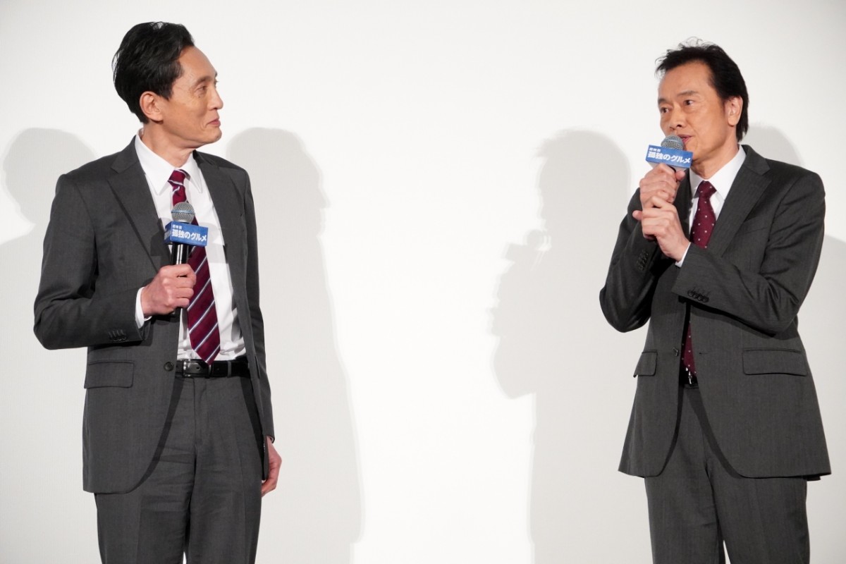 『劇映画 孤独のグルメ』五郎＆六郎が揃い踏み！松重豊、遠藤憲一の横が「安心できる」　次回は双子役を希望？