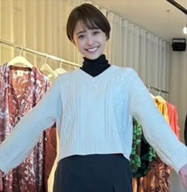 渡邊渚、近影　※「渡邊渚」インスタグラム
