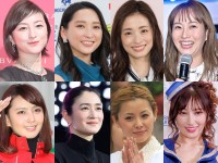 （左上から時計回りで）広末涼子、杏、上戸彩、藤本美貴、熊田曜子、松浦亜弥、小雪、加藤夏希