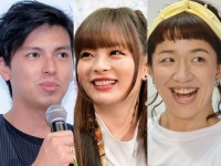 （左から）アレクサンダー、きゃりーぱみゅぱみゅ、浜口京子