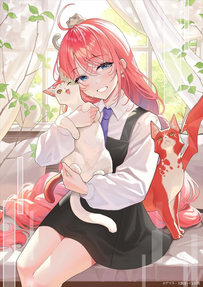 アニメ『猫と竜』キャラクター原案:大熊まいによるイラスト