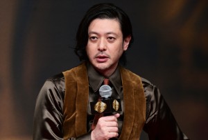 オダギリジョー、「ザ・プレミアム・モルツ」新CM発表会に登場