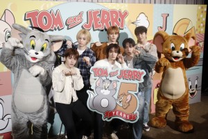 BOYNEXTDOOR、トム＆ジェリーと共演に大興奮！　WOONHAKは「お友達になってください」と告白