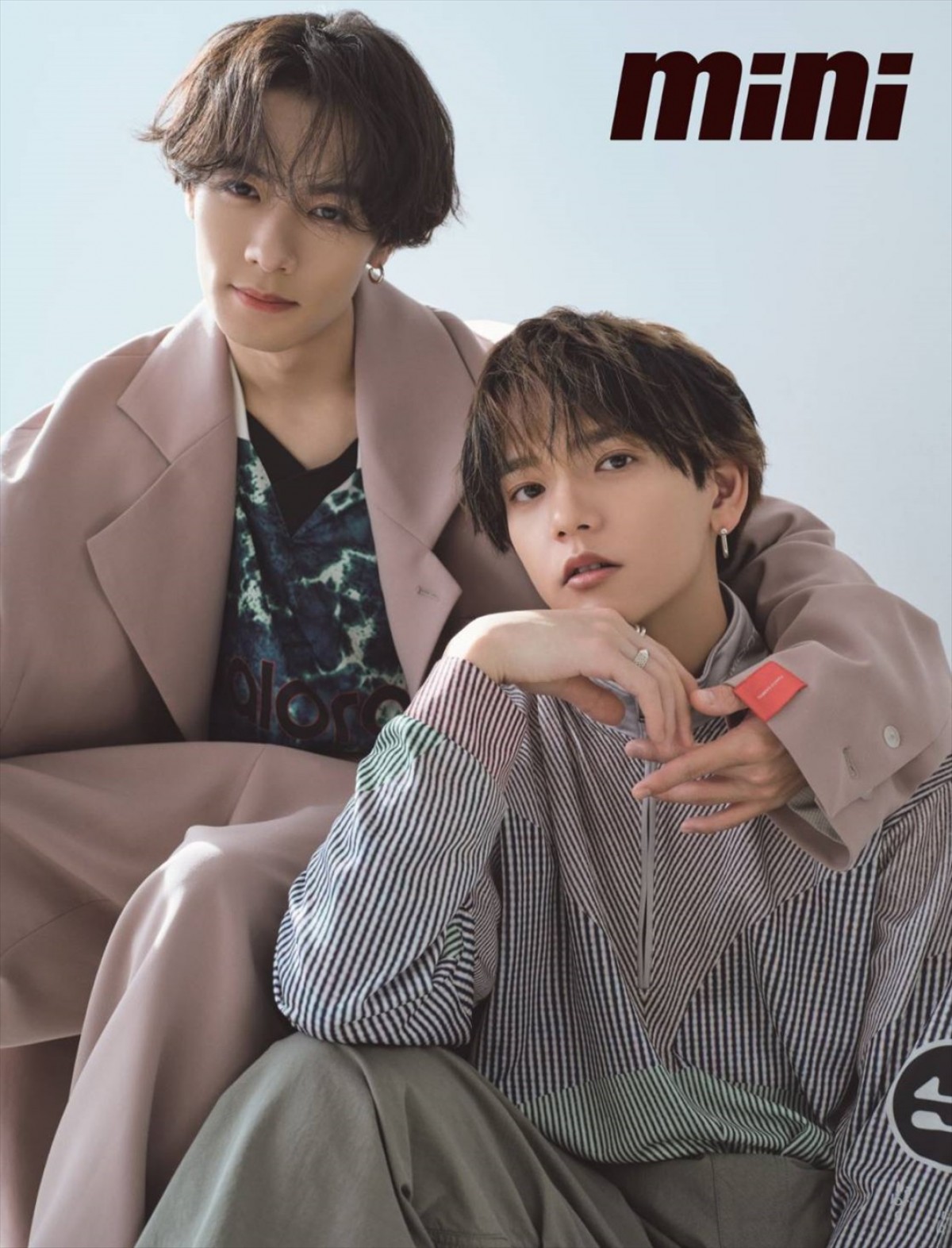 THE RAMPAGE・川村壱馬＆FANTASTICS・中島颯太、「mini」3月号増刊の表紙に登場！　ニットスタイルのリンクコーデ披露