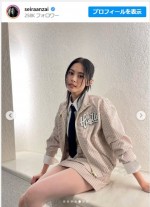 安斉星来、TGCオフショットが美しすぎる　※「安斉星来」インスタグラム