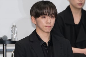 舞台『IMPACT』製作発表記者会見に出席した基俊介