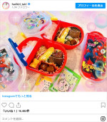 平愛梨、息子たちのお弁当　※「平愛梨」インスタグラム