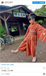 朝田のぶの幼少期を演じた永瀬ゆずな ※「永瀬ゆずな」インスタグラム