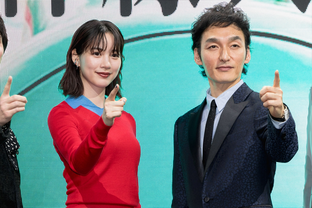Netflix映画『新幹線大爆破』発車記念イベントの様子