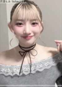 芹澤もあ、近影　※「芹澤もあ」TikTok