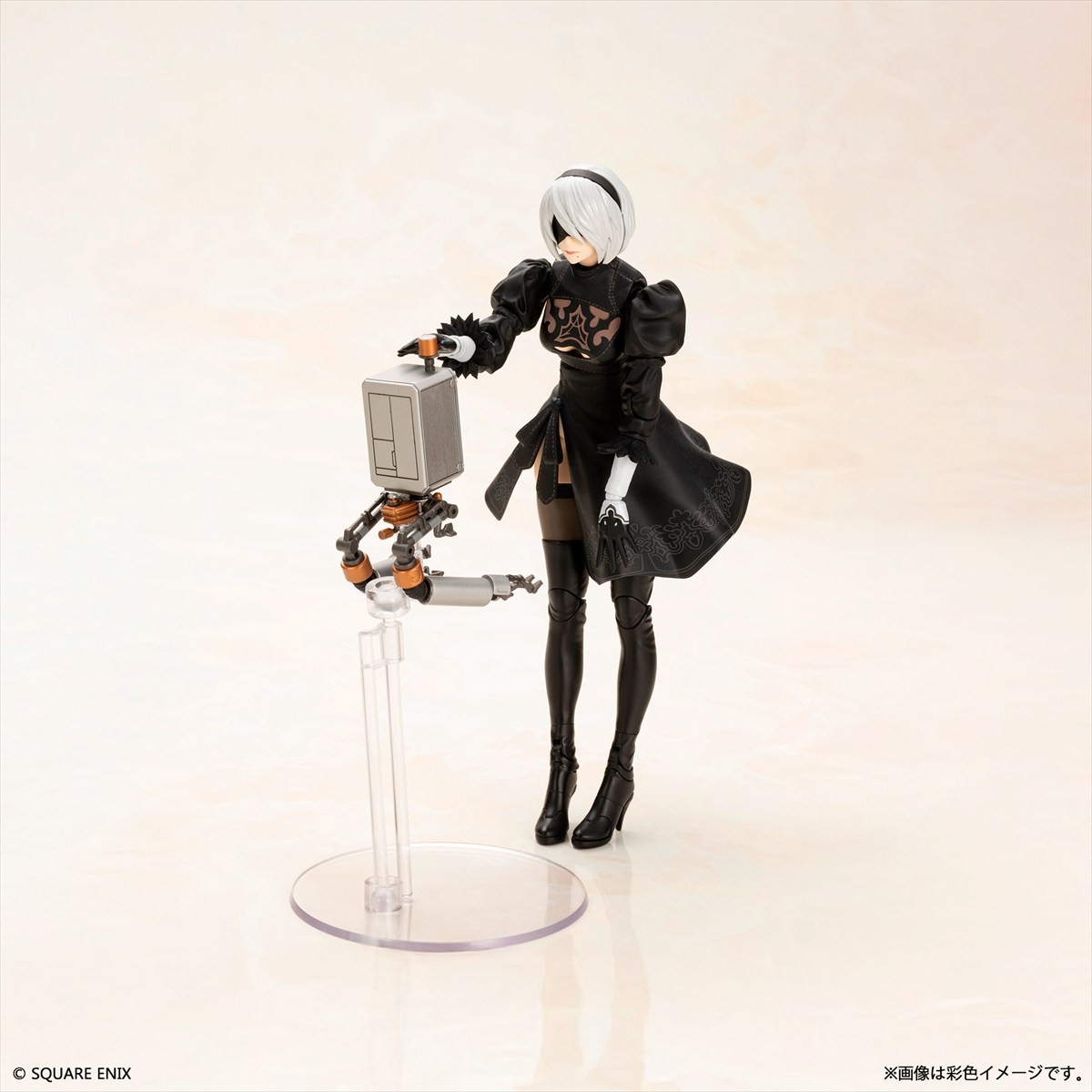 「NieR:Automata　プラスチックモデルキット　2B（ヨルハ二号B型）」2025年9月発売予定　自爆モードも再現可能