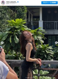 森香澄、美しいグラビアオフショット　※「森香澄」インスタグラム