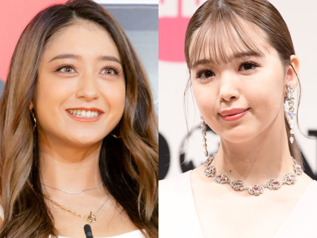 (左から)みちょぱ、藤田ニコル