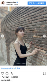 May J.旅行で滞在したイタリアでの記念ショットを多数披露　※「May J.」インスタグラム