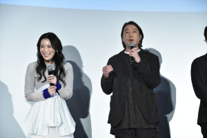 『MIRRORLIAR FILMS Season7』完成披露舞台あいさつに登壇した雛形あきこ、加藤浩次