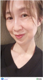 森口博子のすっぴんショット　※「森口博子」ブログ