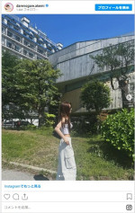 ダレノガレ明美が披露した夏コーデ ※「ダレノガレ明美」インスタグラム