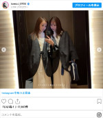 板野友美、娘＆妹との旅行を報告　※「板野友美」インスタグラム