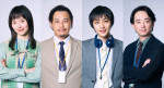 ドラマ『40までにしたい10のこと』に出演する（左から）高山璃子、平子祐希（アルコ＆ピース）、平井亜門、ワタナベケイスケ