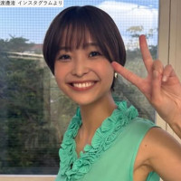 渡邊渚、ソロショット　※「渡邊渚」インスタグラム