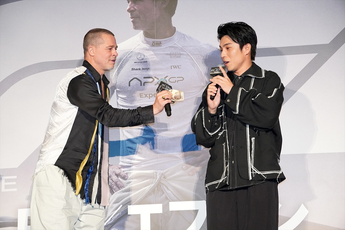ブラッド・ピット、中尾明慶に現金と金言のプレゼント！「夜があれば、朝が来る」