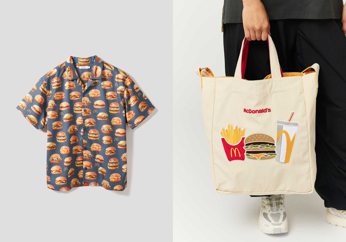 「マクドナルド」×「グラニフ」コラボに新作！　ポテトみたいな「トートバッグ」など登場