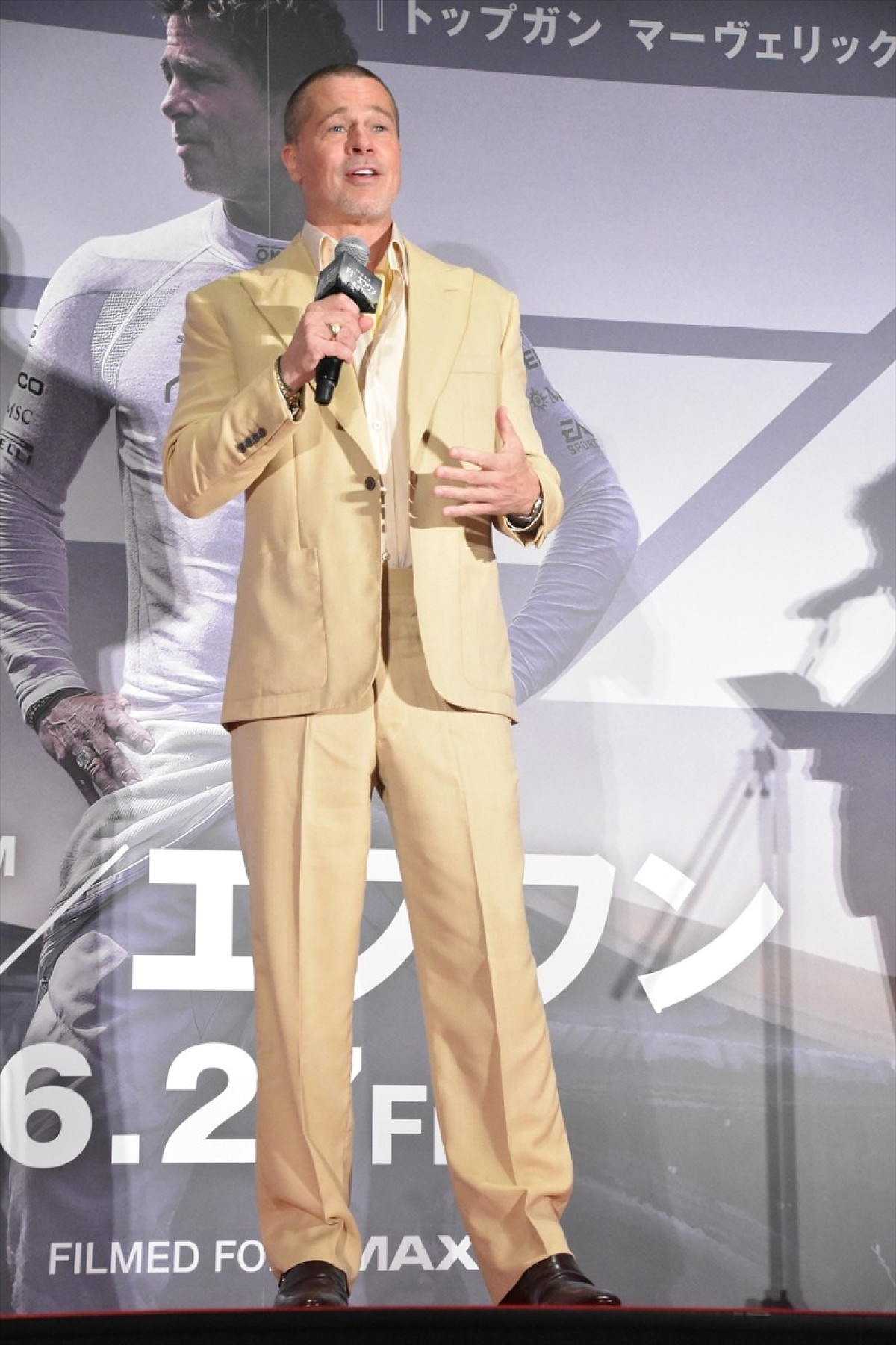 ブラッド・ピット「空はトムに任せる」　旧友トム・クルーズとの再会に喜び