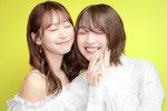 テレビアニメ『ニャイト・オブ・ザ・リビングキャット』インタビューより（左から）ツツミ役・芹澤優、カオル役・上田麗奈
