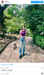 Koki，、近影　※「Koki，」インスタグラム