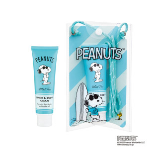 『PEANUTS』バス＆ボディーケアアイテム登場！　スヌーピーの“メッシュバッグ付き”セットも