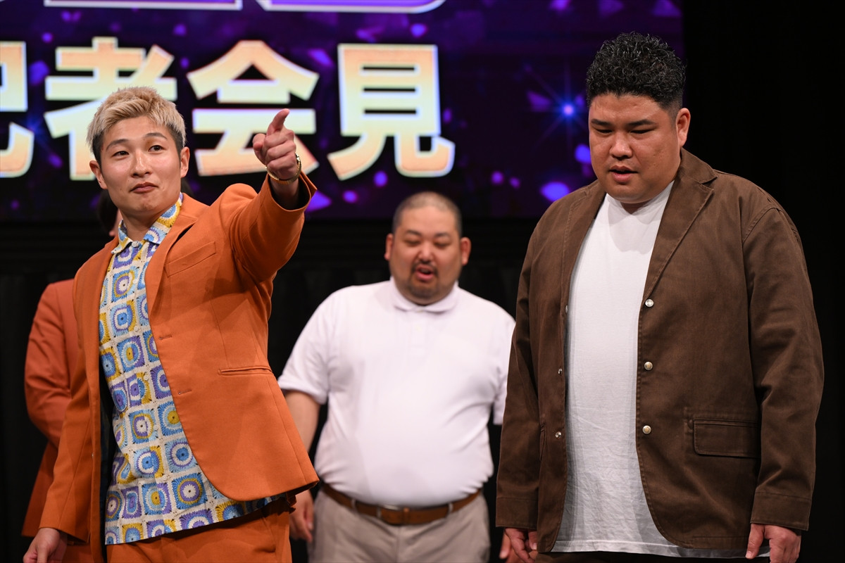 令和ロマンがコンビで記者会見に登場　ちょんまげラーメンはラストイヤーへの思いを語る　『M-1グランプリ2025』会見