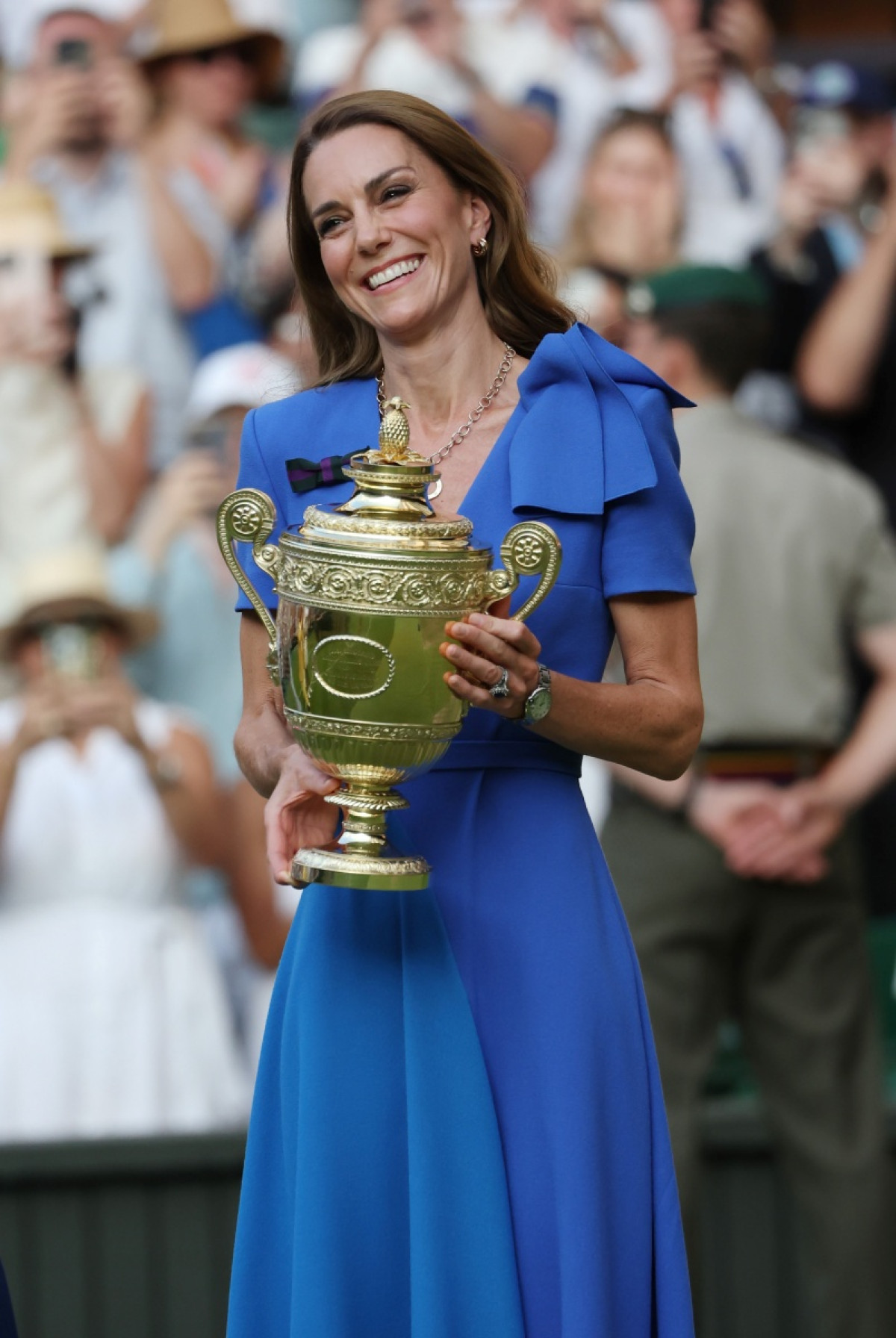 キャサリン妃、ウィリアム皇太子や子どもたちとウィンブルドン選手権を観戦
