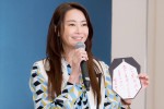 観月ありさ、ドラマ『能面検事』記者会見に登場