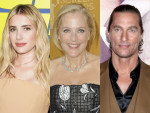 （左から）エマ・ロバーツ、ジリアン・アンダーソン、マシュー・マコノヒー