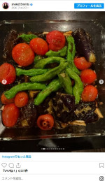 中川翔子が作った夏野菜の揚げ浸し（2枚目）　※「中川翔子」インスタグラム