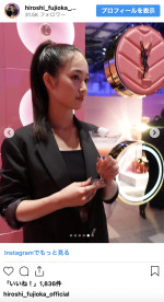 藤岡弘、“イケメン息子＆美人娘”とイベント出席　※「藤岡弘、」インスタグラム