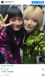 （左から）山崎天、藤吉夏鈴　※「藤吉夏鈴」インスタグラム