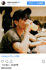 佐藤健、レコーディング終了後の打ち上げショットを公開　※「佐藤健」インスタグラム