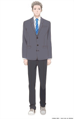 アニメ『太陽よりも眩しい星』キャラクタービジュアル：鮎川陽太（CV：坂泰斗）