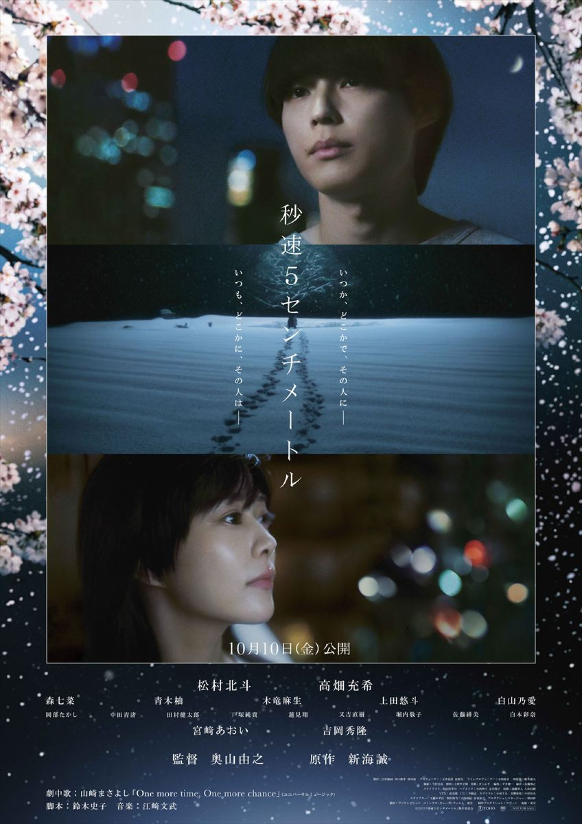 映画『秒速5センチメートル』本ポスター