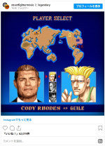 ガイル役：コーディ・ローデス　※「streetfightermovie」公式インスタグラム