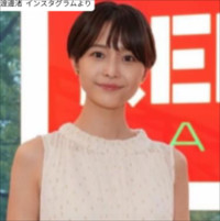 渡邊渚、近影　※「渡邊渚」インスタグラム