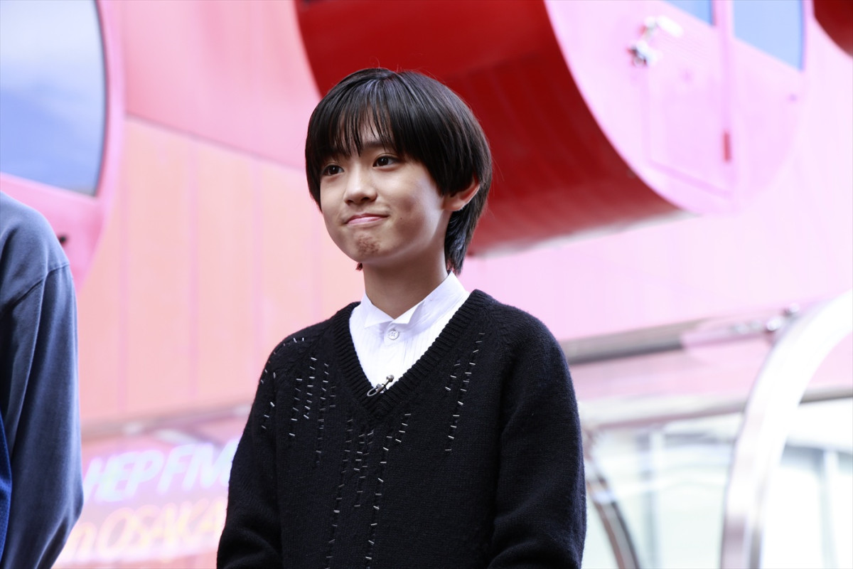 『秒速5センチメートル』松村北斗、上田悠斗、白山乃愛が大阪へ！　観覧車でトーク＆試写会にサプライズ登壇