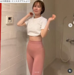奇跡の43歳・山川恵里佳、トレーニングウェア姿で魅了「スタイル抜群」「美しい」「ナイス」　2児の母