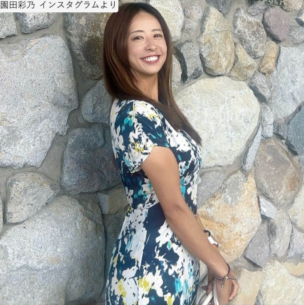 園田彩乃、近影　※「園田彩乃」インスタグラム