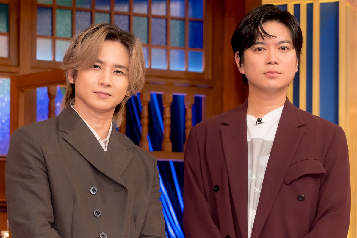 堂本光一&加藤シゲアキ、『光一&シゲのSHOWマン!!』囲み取材会に登場